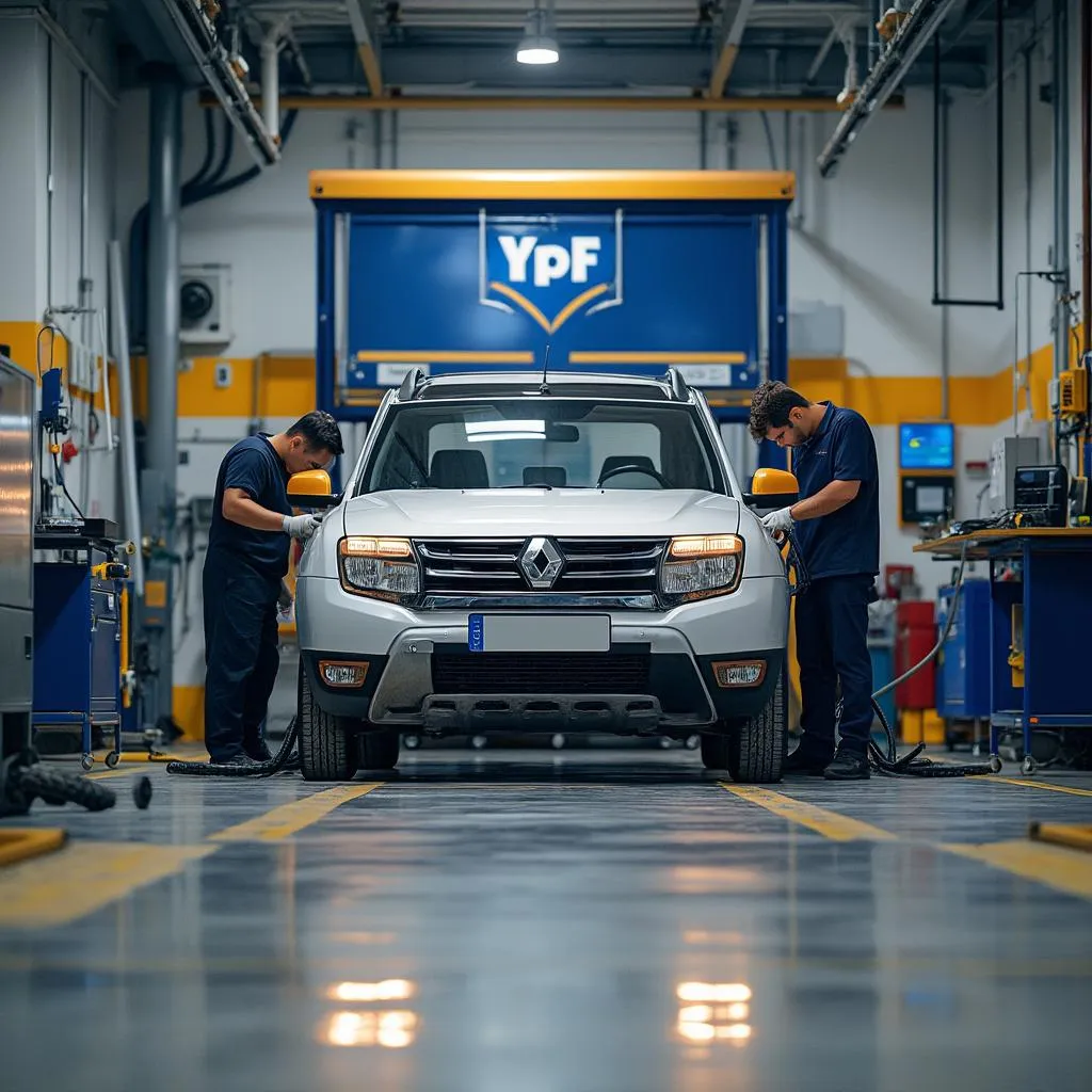 Centro de lubricación YPF Box