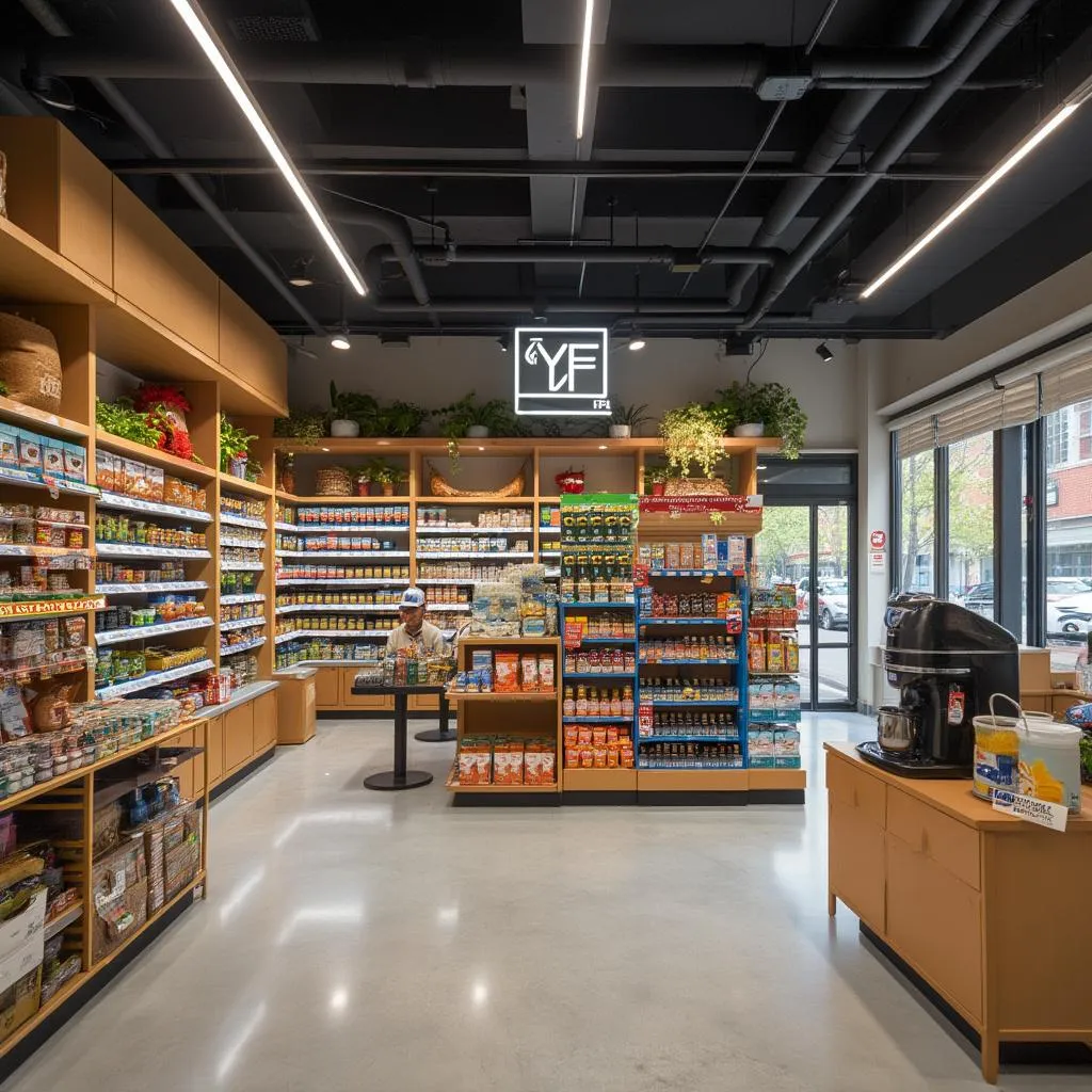 Interior de tienda YPF Full
